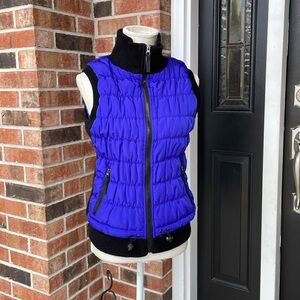 Calvin Klein Blue and Black Puffer Vest